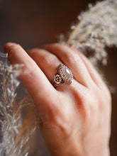 Load image into Gallery viewer, Rose Quartz Sakura Ring Size 6