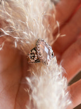 Load image into Gallery viewer, Rose Quartz Sakura Ring Size 6