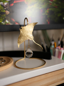 Manta Ray Tabletop Suncatcher. Tabletop Prism