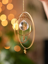 Load image into Gallery viewer, Galactica Suncatcher With Stars. Hanging Prism