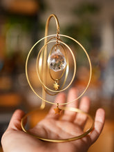 Load image into Gallery viewer, Galactica Tabletop Suncatcher With Stars. Tabletop Prism