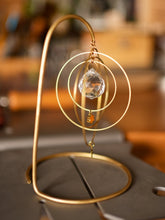 Load image into Gallery viewer, Galactica Tabletop Suncatcher With Stars. Tabletop Prism