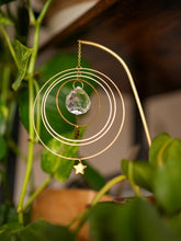 Load image into Gallery viewer, Galactica Plant Suncatcher With Stars. Plant Prism