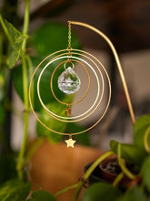 Load image into Gallery viewer, Galactica Plant Suncatcher With Stars. Plant Prism